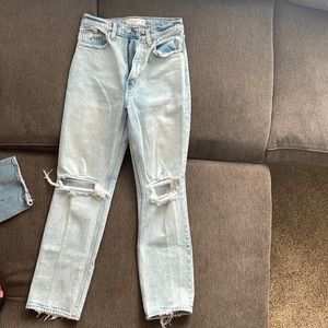 Abercrombie & Fitch 90s Straight Ultra High Rise Jean